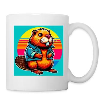 Bieber - Tasse - Weiß - Rechts