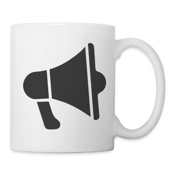 Megaphone Icon - Mug - white - Right