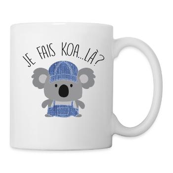 Koala Style Denim Casual - Mug - white - Right
