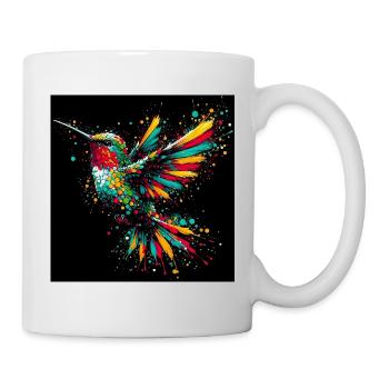 Kolibri - Tasse - Weiß - Rechts