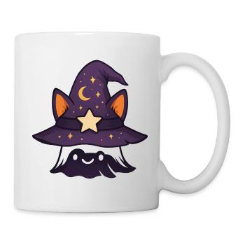 Mystische Katzenzauberung - Tasse - Weiß - Rechts