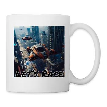 Futuristic Space Transport mission - Mug - white - Right