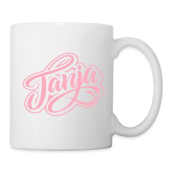 Lass das mal die Tanja machen - Namenstag - Tasse - Weiß - Rechts