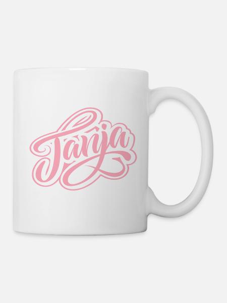 Lass das mal die Tanja machen - Namenstag - Tasse - Weiß