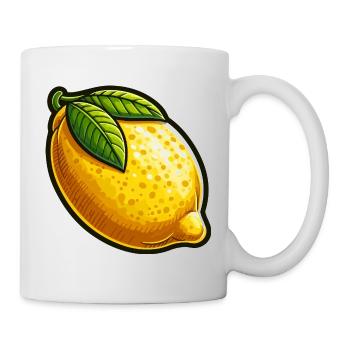 Lemon Natural Illustration - Mug - white - Right