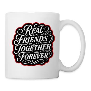 Real friends forever - Mug - white - Right