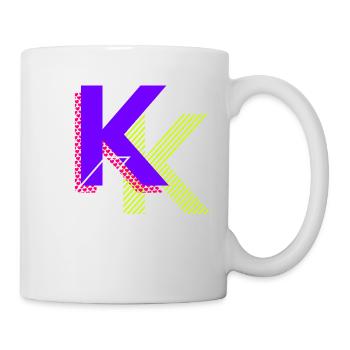 k - Graffiti Design - Tasse - Weiß - Rechts