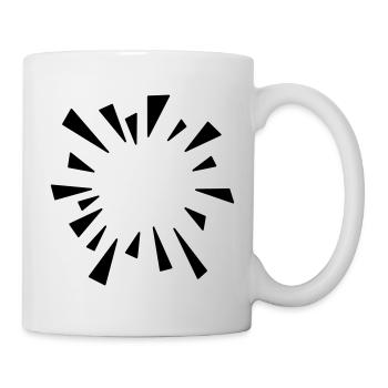 Ballon d’éclatement d’effet de bande dessinée - Mug blanc - blanc - Droite