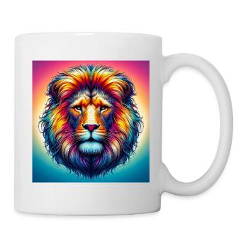 lion - Mug blanc - blanc - Droite