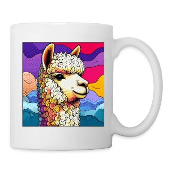 Alpaga - Mug blanc - blanc - Droite