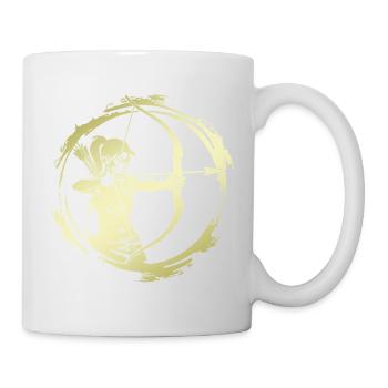 Archery Silhouette - Mug - white - Right