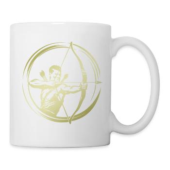 Archery Silhouette - Mug - white - Right