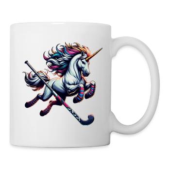 Eishockey Einhorn Mit Schläger Fantasy Power - Mug - white - Right