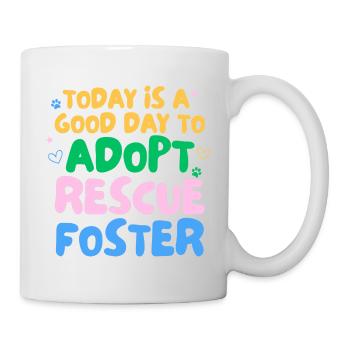 ADOPTIEREN SIE DON'T SHOP - Tasse - Weiß - Rechts
