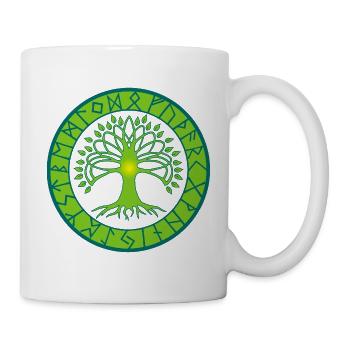 Runic Tree of Life - Mug - white - Right