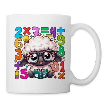 Number Day Sheep Scholar Reading Math - Mug - white - Right