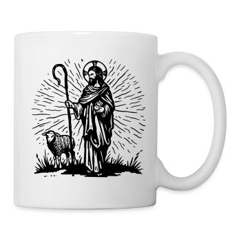 Good Shepherd Illustration - Mug - white - Right