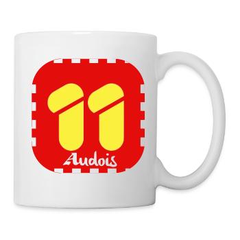 Audois Logo 11 - Tasse - Weiß - Rechts