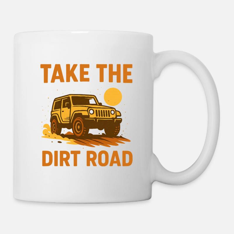 Prenez le chemin de terre – Offroad Outback - Mug blanc - blanc