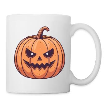 Halloween Furious Pumpkin - Mug - white - Right