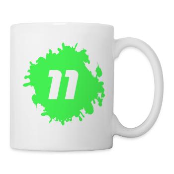 Neon Green Splash 11 - Mug - white - Right