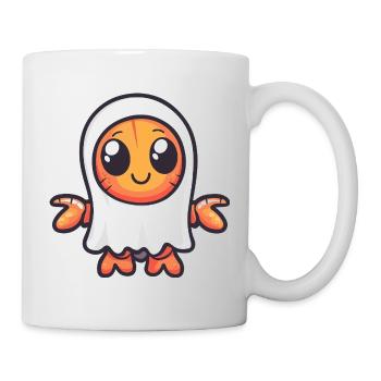 Crabe homard Halloween fantôme - Mug blanc - blanc - Droite