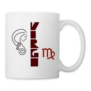 Design Virgo réalisé par Cean - Mug blanc - blanc - Droite