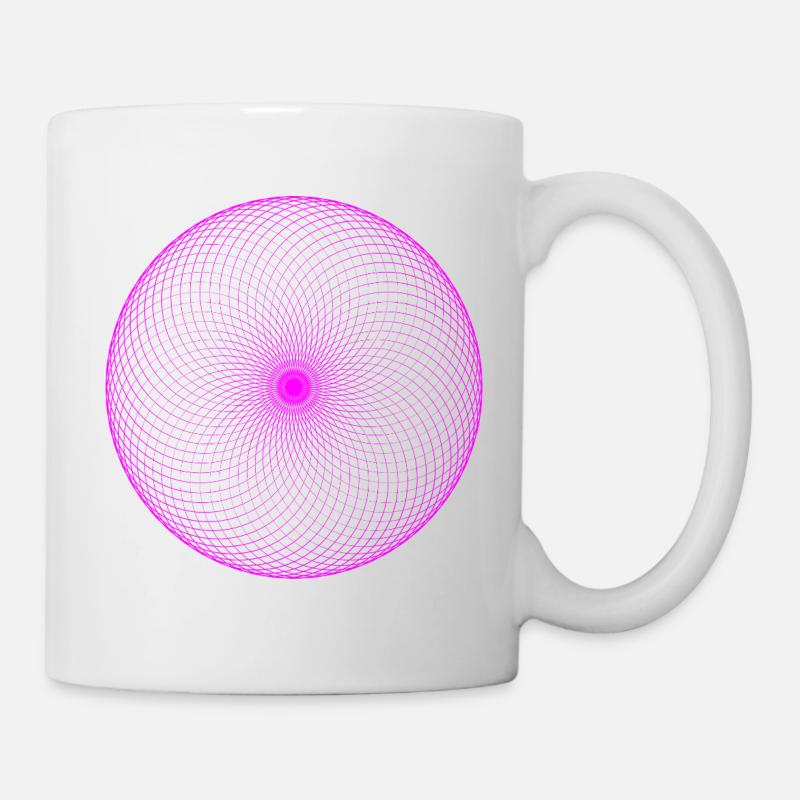 NeonSpirale Torus - Tasse - Weiß