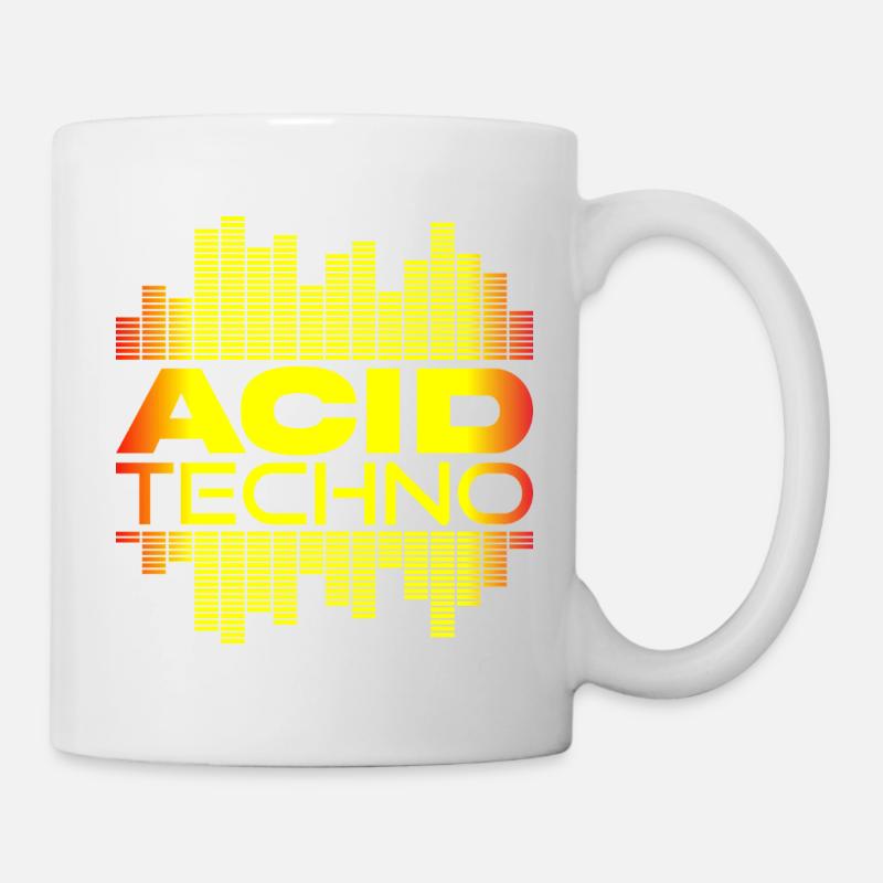 Acid Techno Puls - Tasse - Weiß
