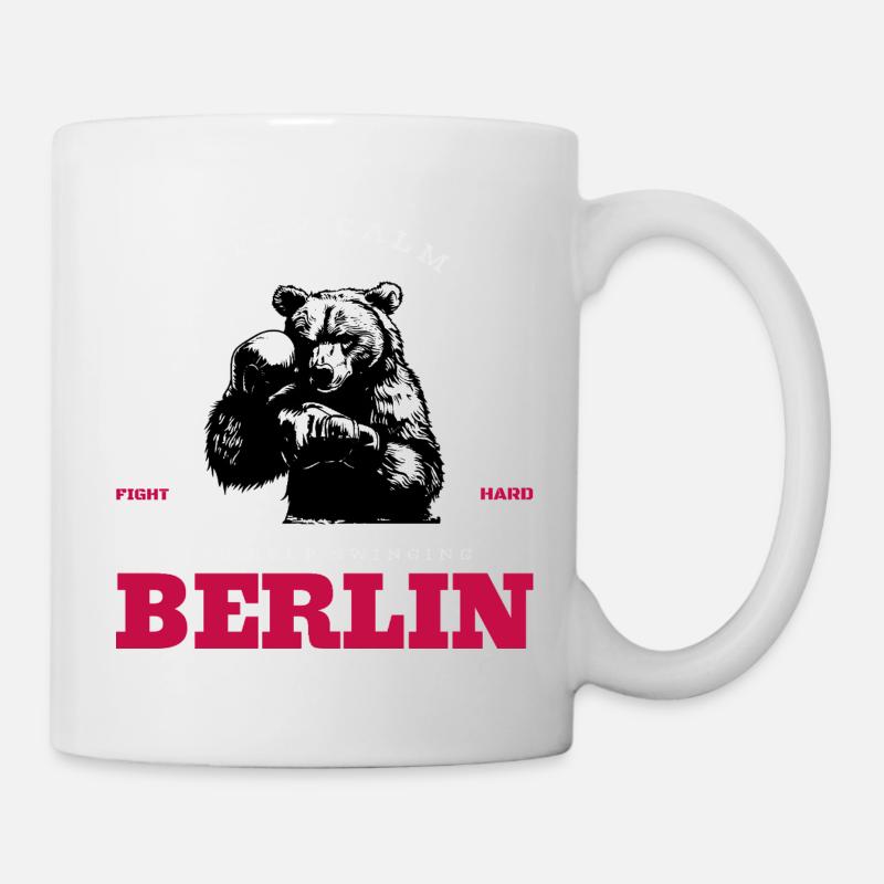 Boxing Club Berlin Bär Berlin - Mug blanc - blanc