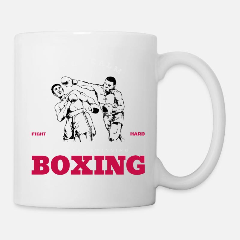 Kampfgeist Boxen Fight Club Berlin - Mug blanc - blanc