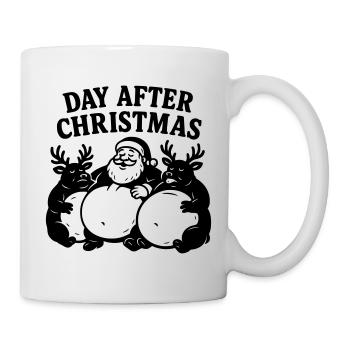 Day after Christmas Food Eaten - Mug - white - Right