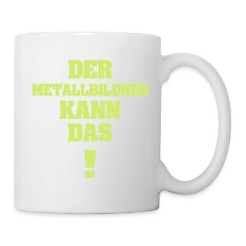 Funny Metal Sculptor - Mug - white - Right