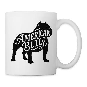 American Bully Bulldog Dog Lover Bulldogs - Mug blanc - blanc - Droite