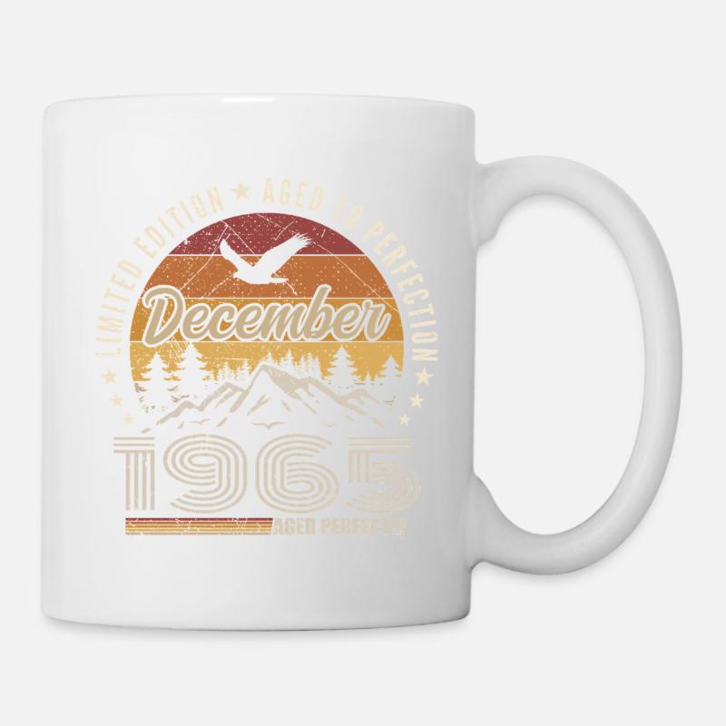Dezember 1965 Originalausgabe Dezember-Geschenk - Tasse - Weiß