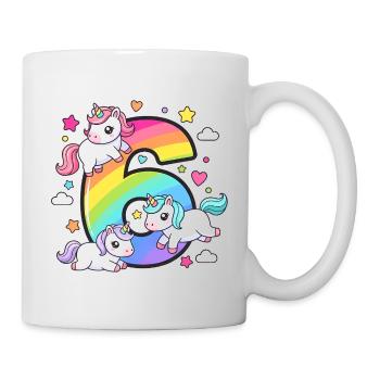 Unicorns and rainbows for children - Mug - white - Right