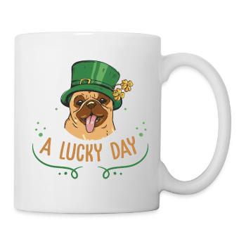 The Party Dog top Irish Patricks Day Design - Mug - white - Right