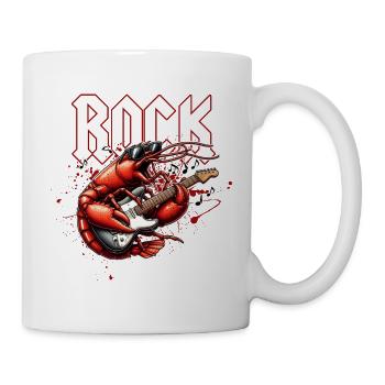Rock Crab-Gitarrist - Tasse - Weiß - Rechts