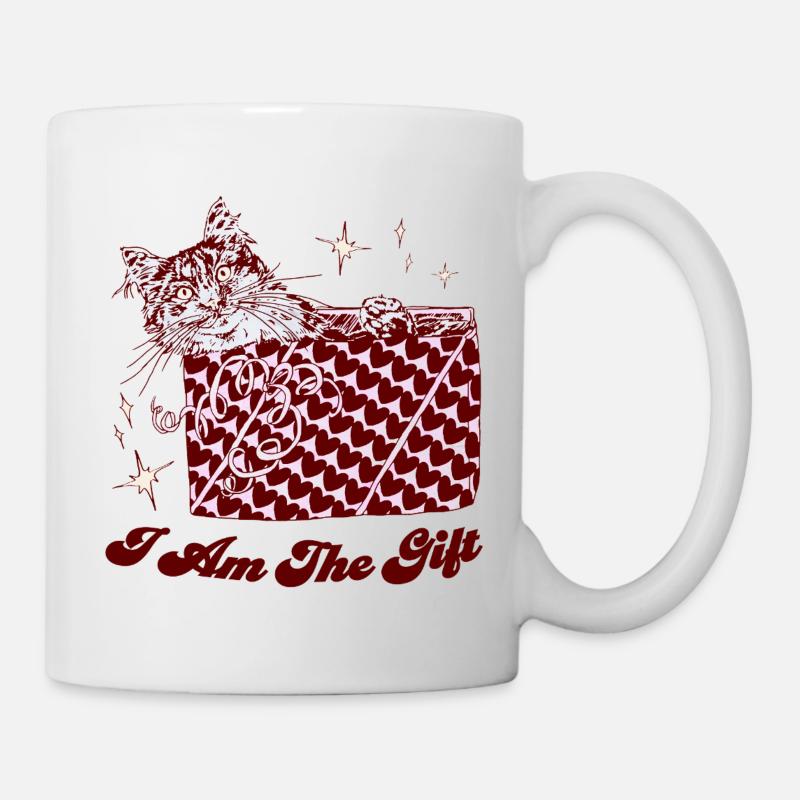 ICH BIN DAS GESCHENK - Tasse - Weiß