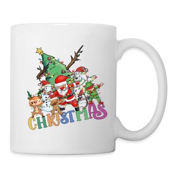 Noël – Drôle de dabbing de Noël - Mug blanc - blanc - Droite