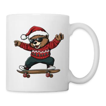 Bear Christmas Funny - Mug - white - Right