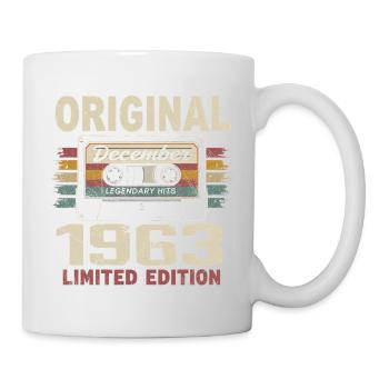 Cadeau D'anniversaire Décembre 1963 - Mug blanc - blanc - Droite