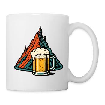 Bierberg Alpine scenery - Mug - white - Right