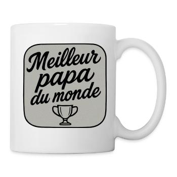 Der beste Vater der Welt - Vatertag - Geschenk - Tasse - Weiß - Rechts