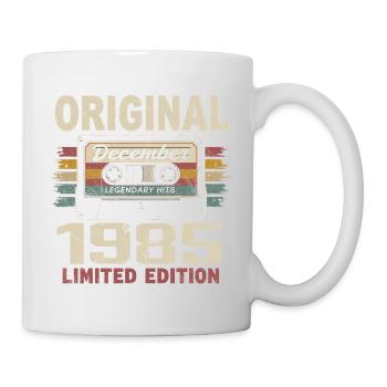 Cadeau D'anniversaire Décembre 1985 - Mug blanc - blanc - Droite
