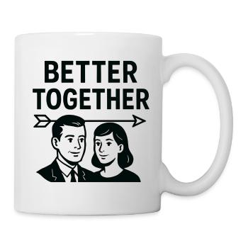 Mariage Amour - Better Together - Mug blanc - blanc - Droite