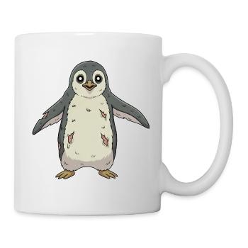Halloween Zombie Pingouin Mort-vivant Monstre Dessin animé - Mug blanc - blanc - Droite