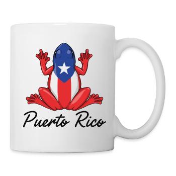Puerto Rican Coqui Frog Puerto Rico - Mug - white - Right