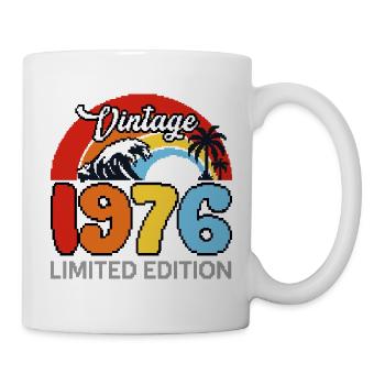Vintage 1976 Limited Edition - Tasse - Weiß - Rechts