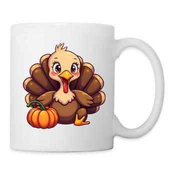 Thanksgiving Truthahn Baby - Tasse - Weiß - Rechts